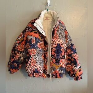 Free People Movement Power House Puffer Jacket Midnight Combo Size S